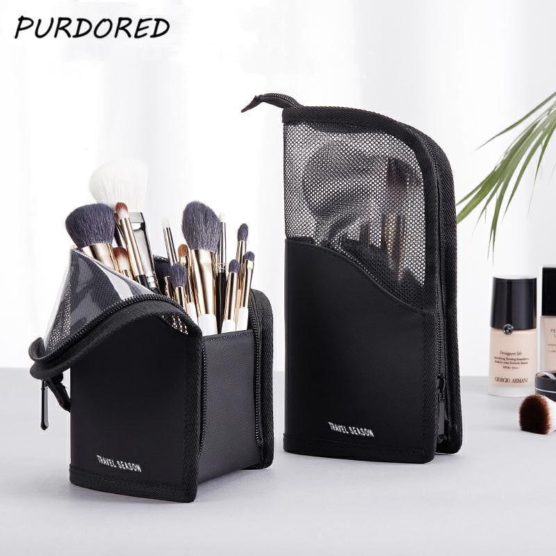 1PC Travel Makeup Brush Holder,Travel Essentials Makeup Brushes