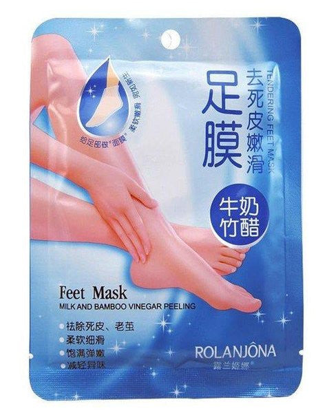 Milk and Bamboo Vinegar Peeling Foot Mask Beauteous Cosmetics