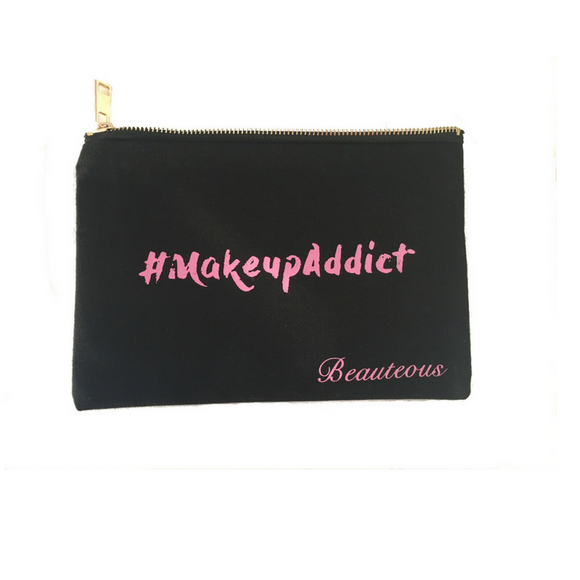 Makeup Addict Cosmetic Pouch Bag - Beauteous Cosmetics